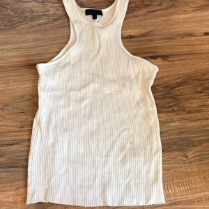 Chic Sleeveless Ribbed Tank Top